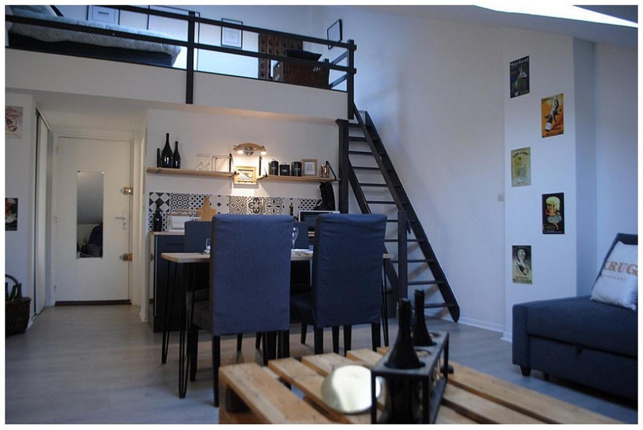 Studio Champagne Daire Reims Dış mekan fotoğraf